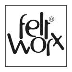 FeltWorx Logo White + Square